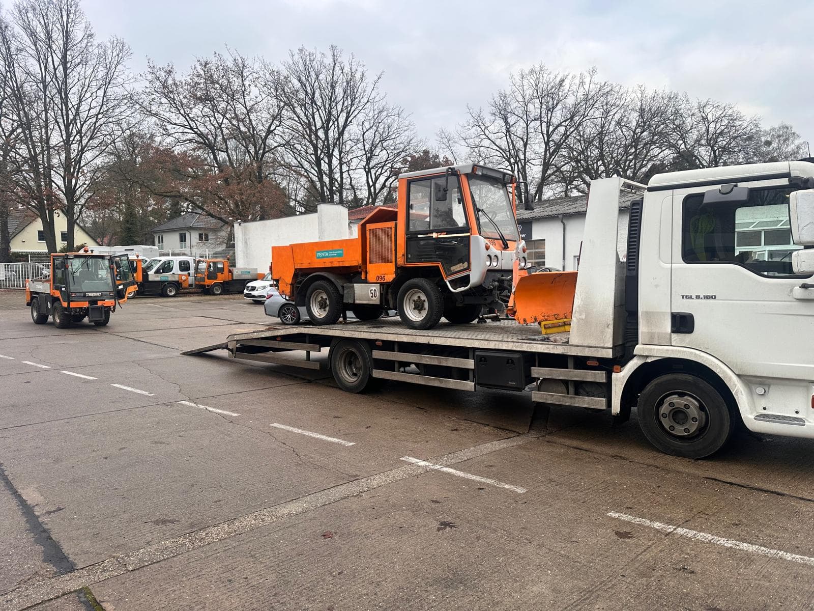 Kommunalfahrzeug – Spezialtransport