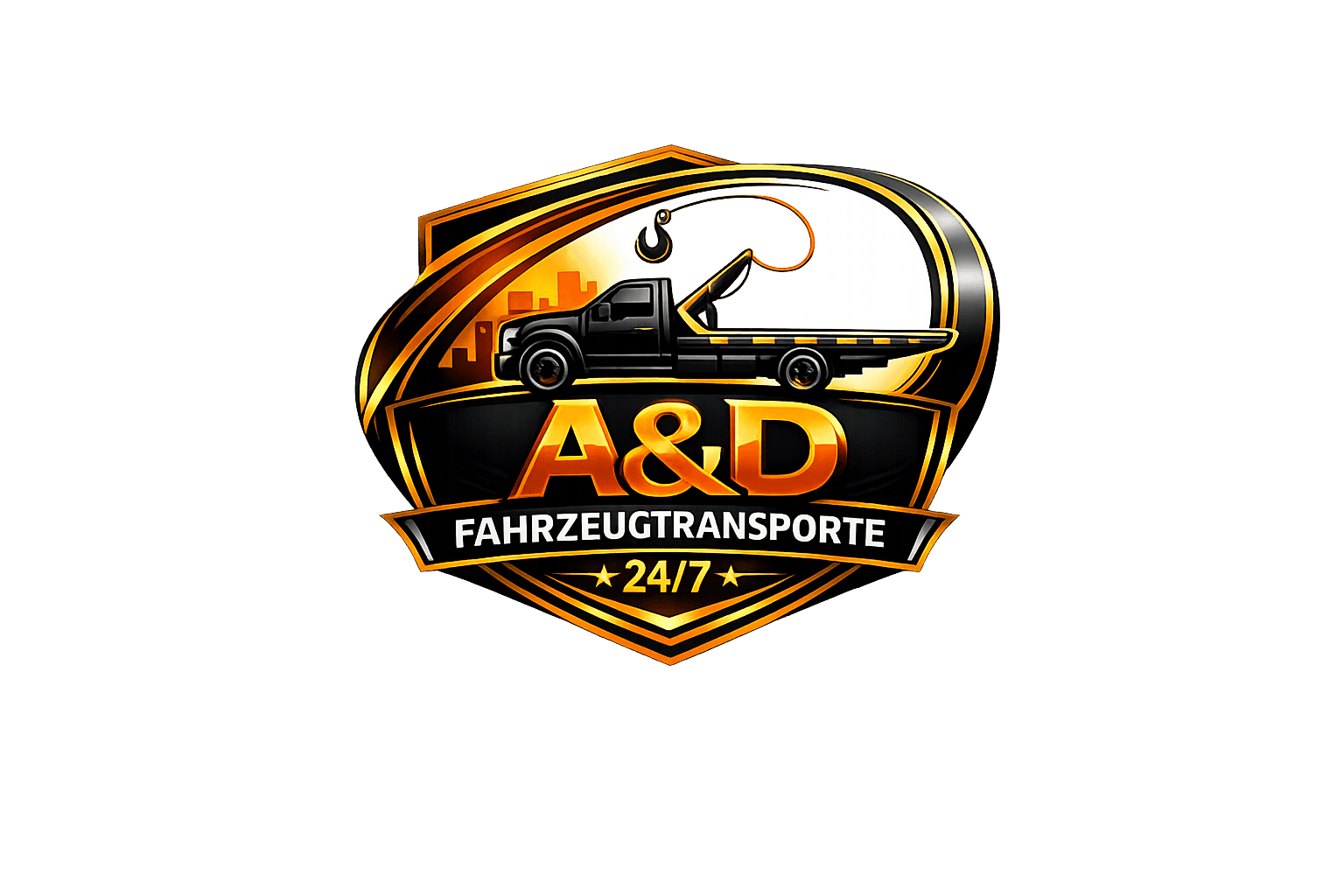 A&D Fahrzeugtransporte Logo